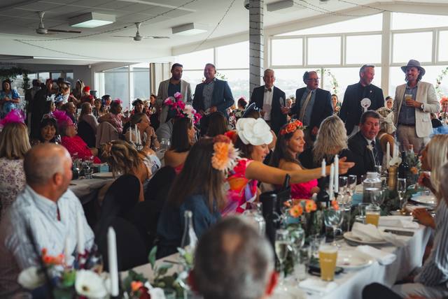 The long table at 4ORE, Victor Harbor Golf Club